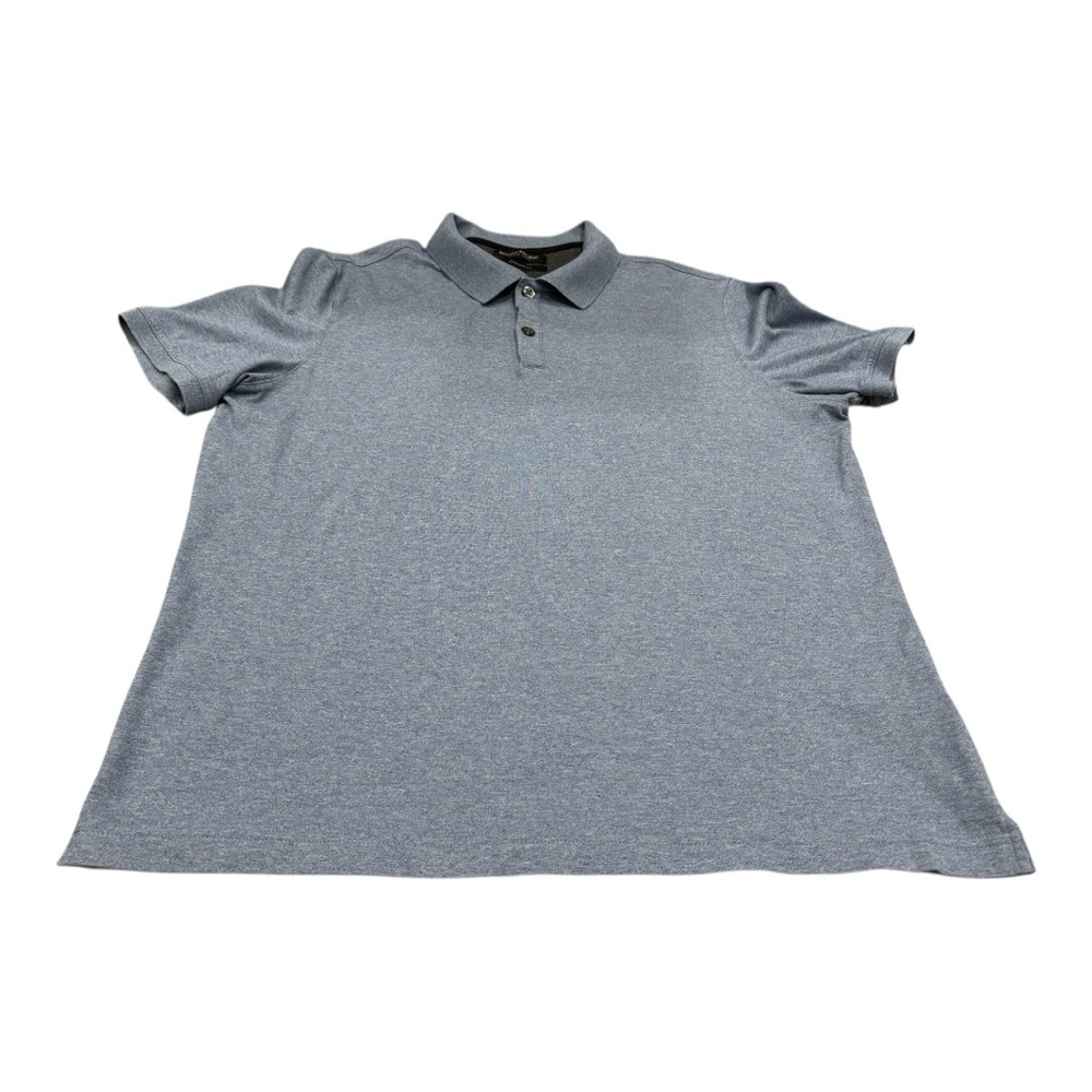 Banana Republic Standard Fit Large Men's Heather Gray Polo Shirt